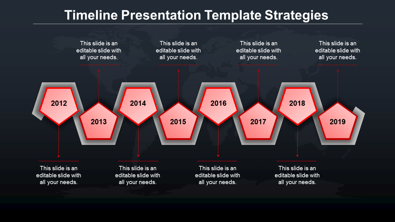 timeline presentation template-red-8